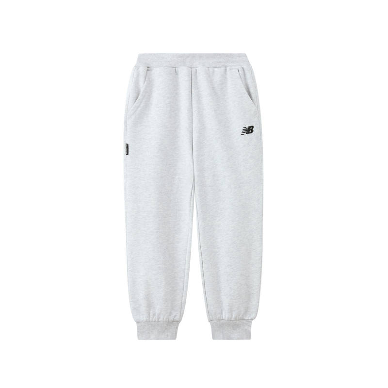 New Balance New Balance Knitted Sweatpants Sports Club Light Gray Children Aged 3 7 Years Old