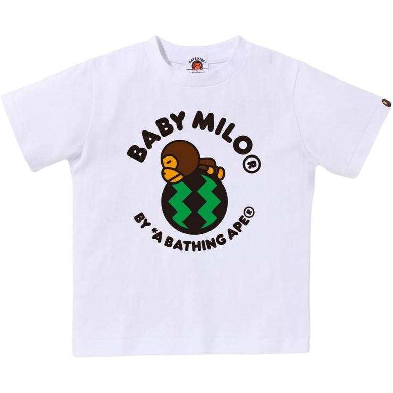 A BATHING APE T Shirt White Kids'