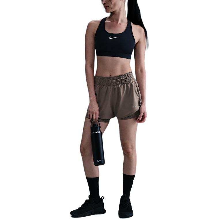 Nike Nike Dri Fit One Sports Shorts Women's Mink Brown