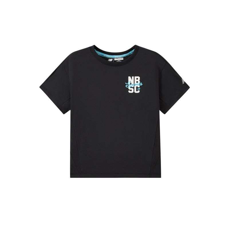 New Balance New Balance NBSC T Shirt Black Children Aged 3 7 Years Old