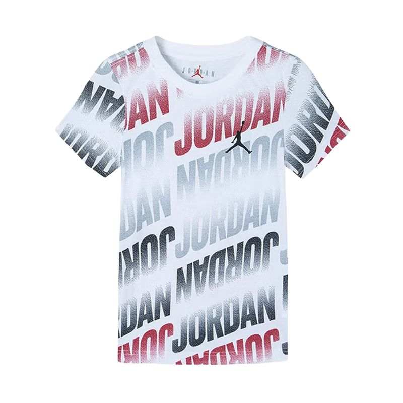 Jordan Jordan Air T Shirt White Gray Children Aged 3 7 Years Old