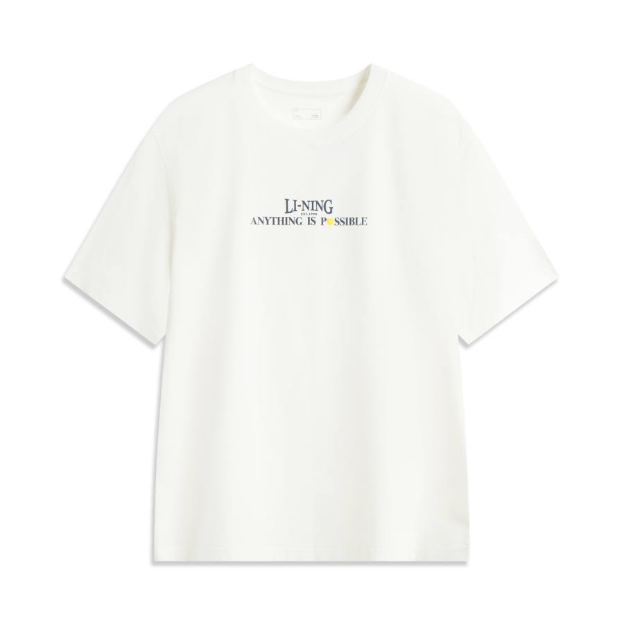 Li-Ning Li Ning Sports Life Collection T Shirt Men's Ivory