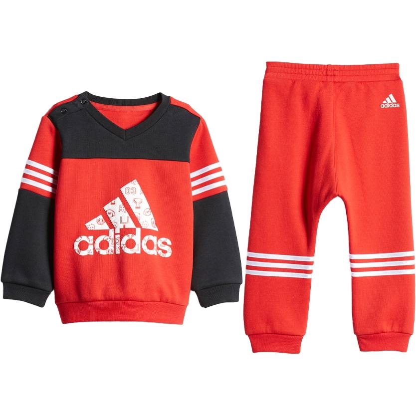 Adidas Adidas Casual Sportswear Red Infant And Toddler