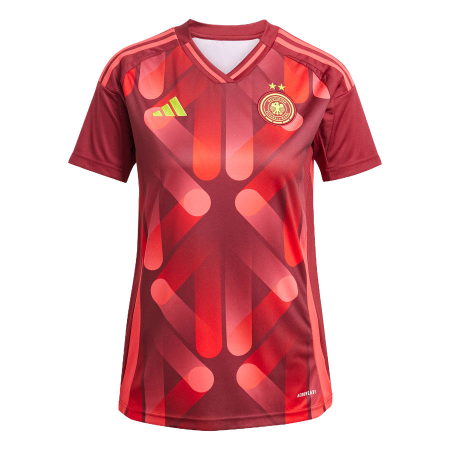 Adidas Adidas DE National Team 25 WOMEN'S TEAM AWAY JERSEY Soccer Jersey Fan Edition Women's Preppy Red