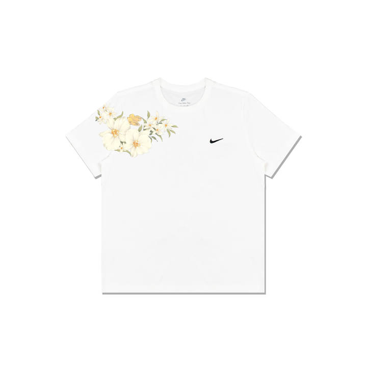 Nike Nike T Shirts Men's White Crew Neck Straight Fit