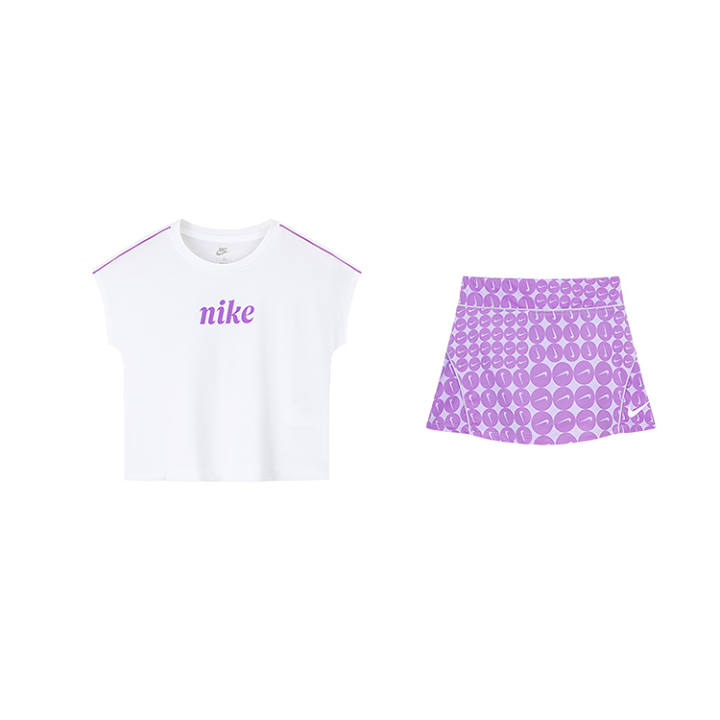 Nike Children Aged 3 7 Years Old Nike Skirt Set Orchid Purple