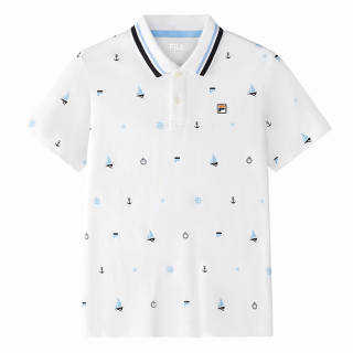FILA KIDS Polo Shirt All Over Print Teenagers