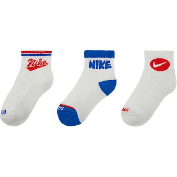 Nike Nike Dri Fit Socks 3 Pack Sail White Infant And Toddler