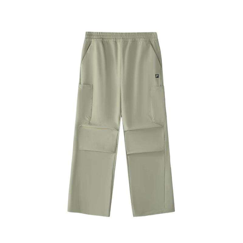 FILA KIDS Full Length Pants Earth Gray Green Teenagers