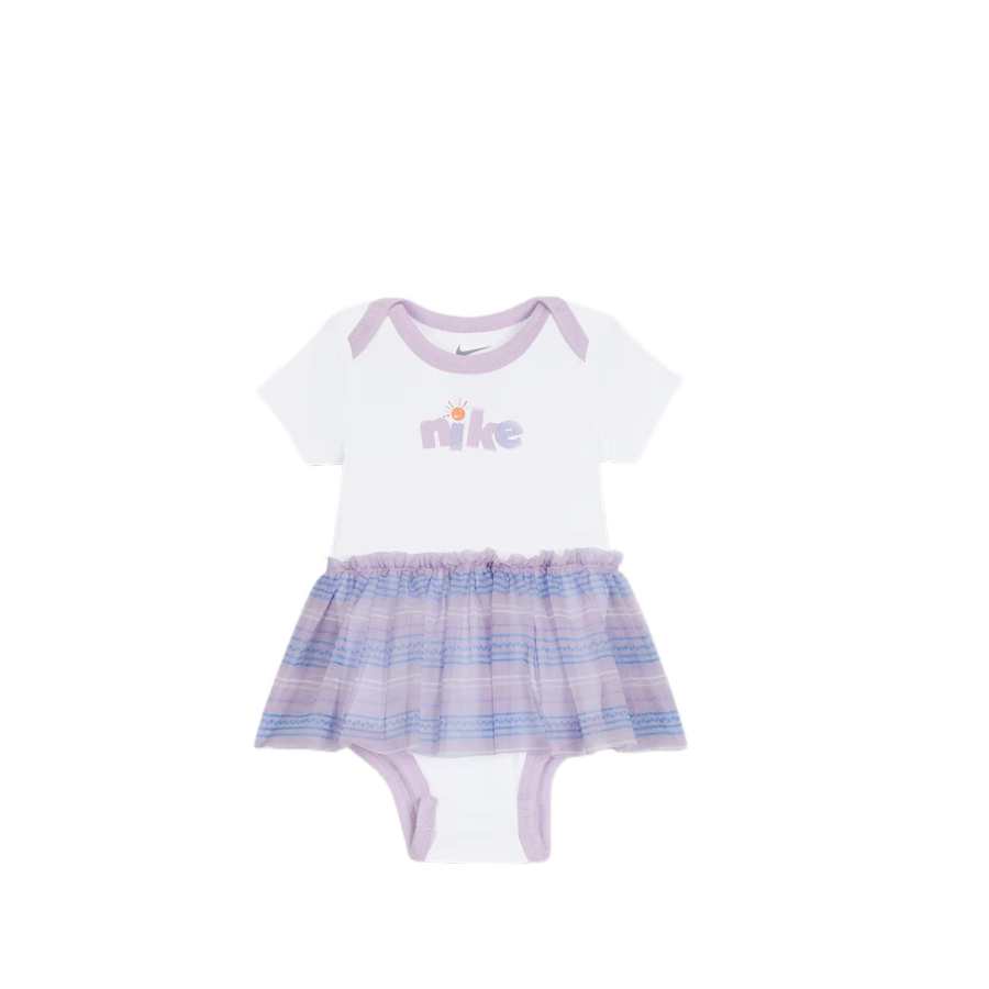 Nike Nike Jumpsuit Swoosh White Pink Infant And Toddler