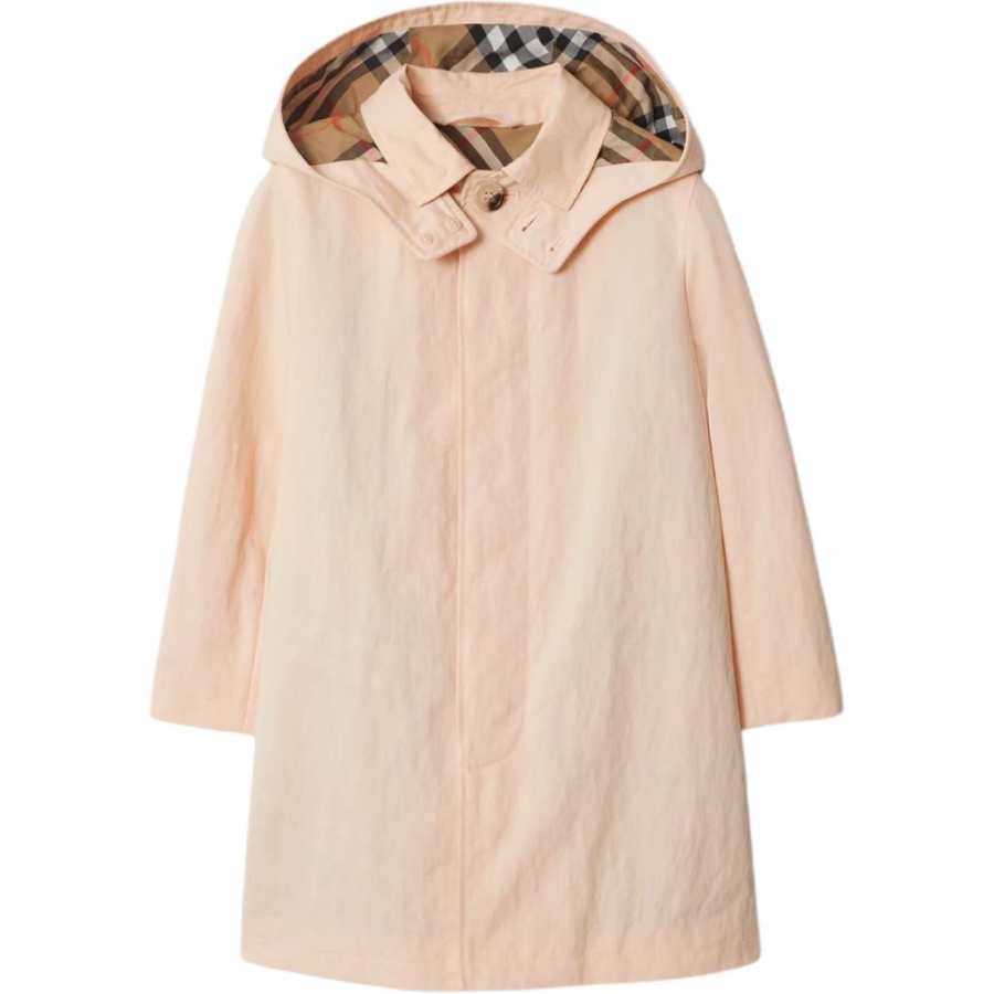 Burberry Coat Light Cameo Brown Kids'