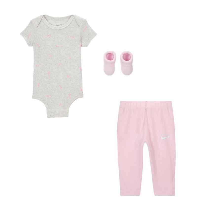 Nike Nike Casual Sportswear SS25 Set Of 3 Pink Foam Infant And Toddler