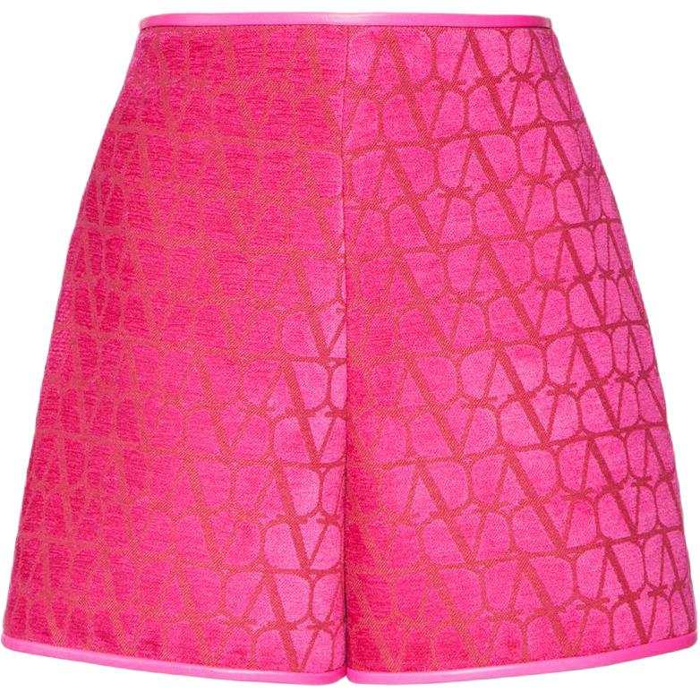 Valentino SS23 Casual Shorts Women's Fuchsia