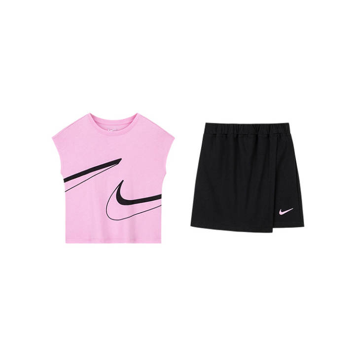 Nike Children Aged 3 7 Years Old Nike Skirt Set Black