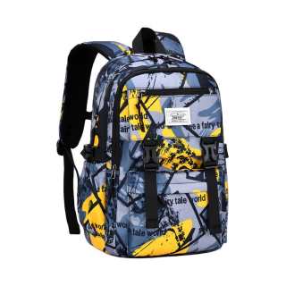 ZHIMABAOBEI Oxford Kids Bag Regular Kids' Blue & White/Yellow/Grey
