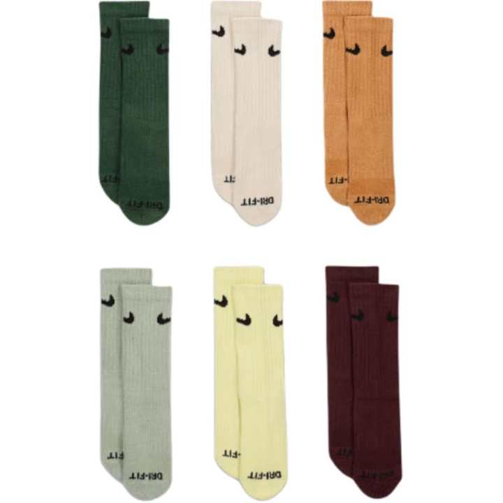 Nike Nike Dri Fit Socks 6 Pack Multicolor Infant And Toddler