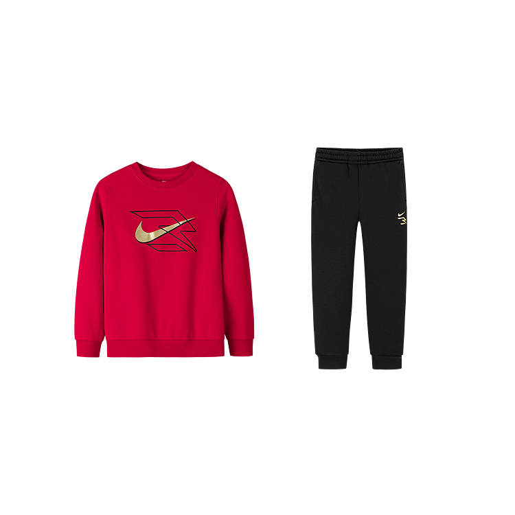 Nike Nike Casual Sportswear 3Brand Preppy Red Children Aged 3 7 Years Old