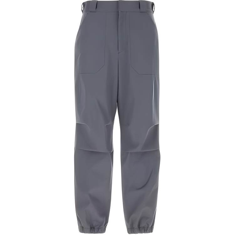 PRADA PRADA FW23 Knitted Sweatpants Men's Gray