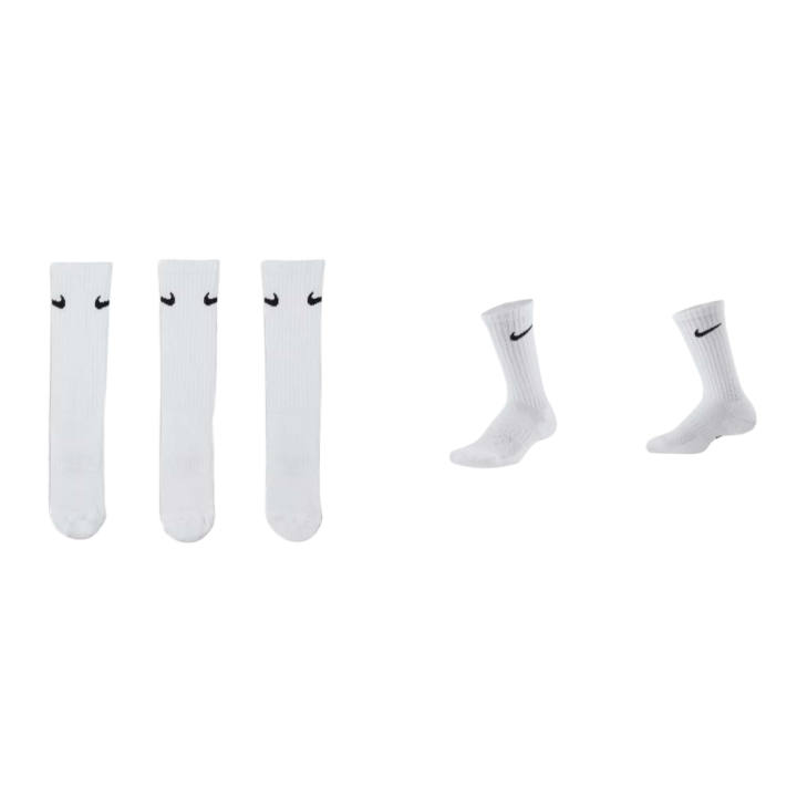 Nike Nike FW/AW20 Everyday Socks 3 Pack White Kids'