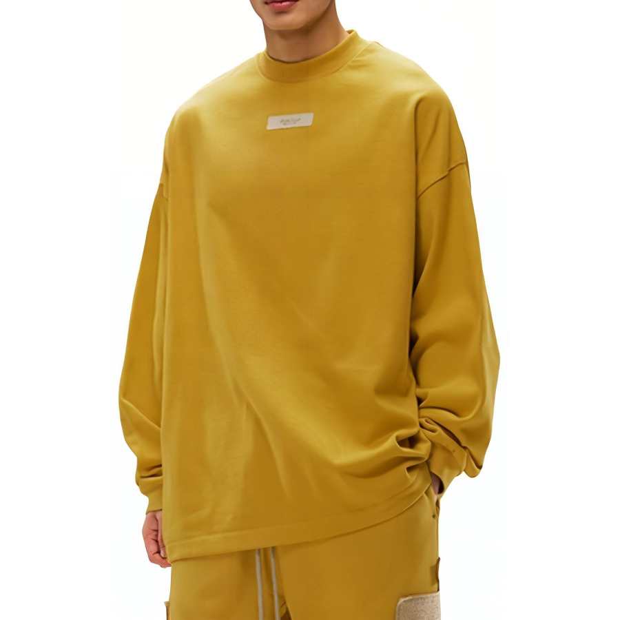 Fear Of God Essentials T Shirt Men's Imperial Yellow