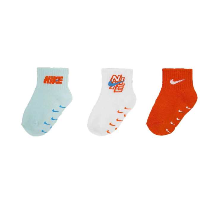 Nike Nike Socks 3 Pack Glacier Blue Infant And Toddler