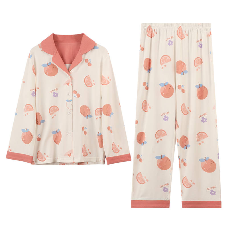 Hodo Grade School Loungewear Sets Lapel Moderate