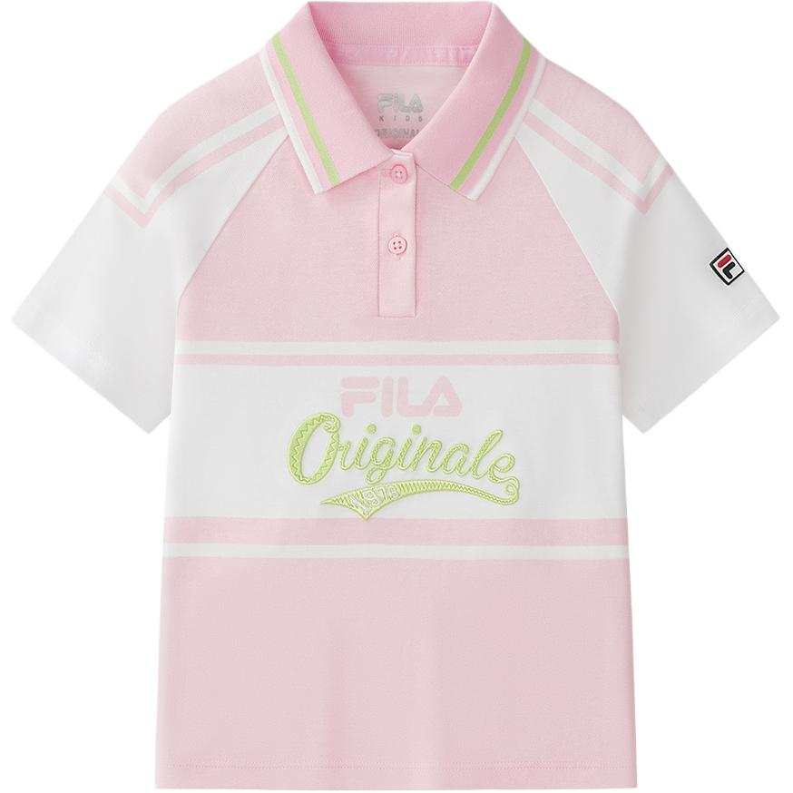 FILA KIDS Polo Shirt Tranquil Pink Children Aged 3 7 Years Old