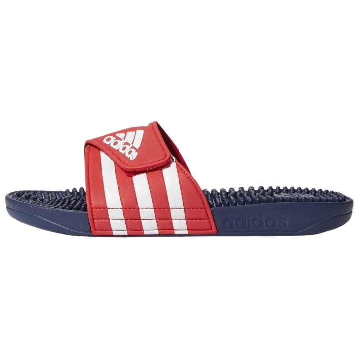 Adidas Adidas Adissage Slip Resistant Abrasion Resistant Slide Slippers Men's Red