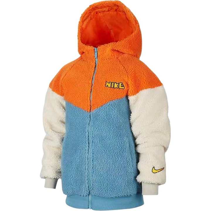 Nike Nike Velvet feel Coat Blue Orange Kids'