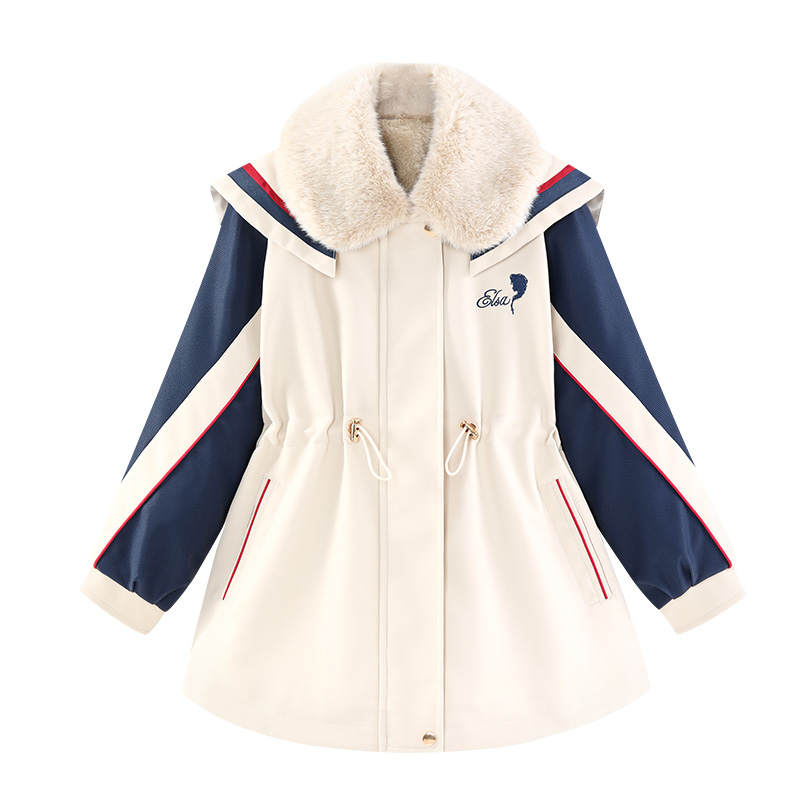 Disney Kids Parka Coats Lapel Moderate