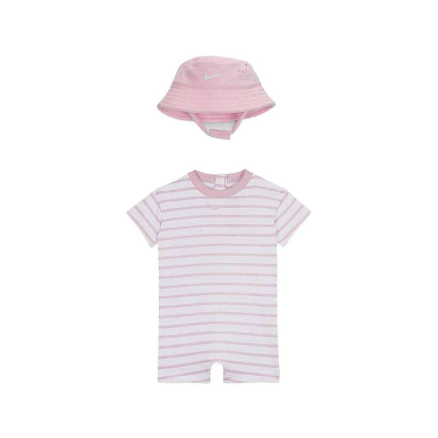 Nike Nike Jumpsuit Swoosh SS25 2 Piece Set Pink Infant And Toddler