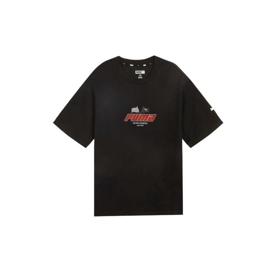 PUMA Graphic T Shirt Black Children Aged 3 7 Years Old