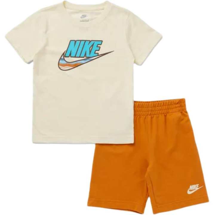 Nike Nike Casual Sportswear White Orange Kids'