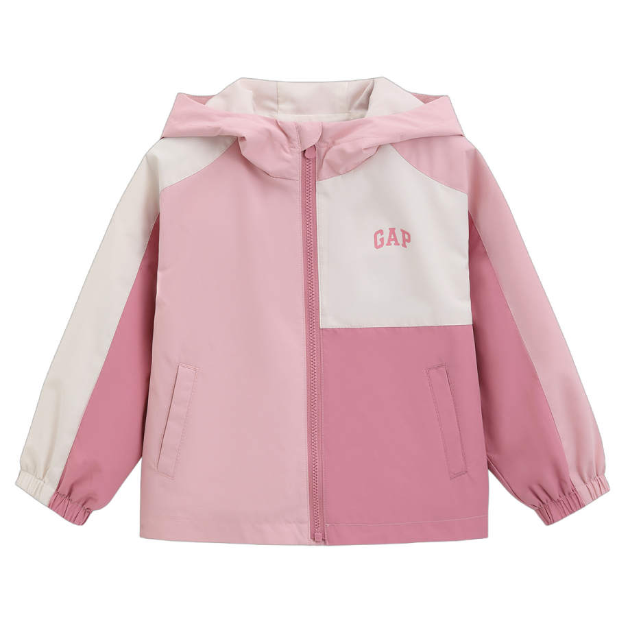 GAP Windproof Logo Color Block Sporty Style Kids'