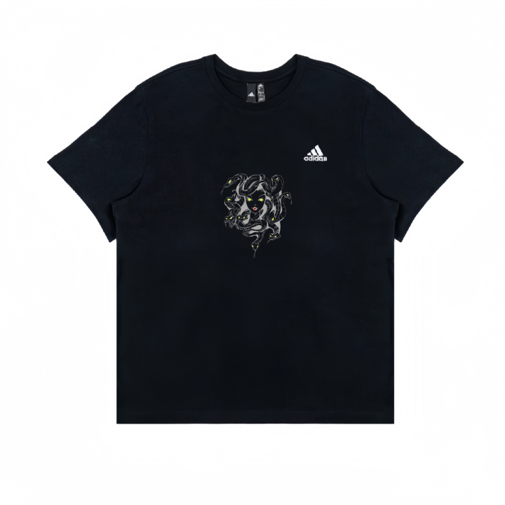Adidas Adidas T Shirts Unisex Black Crew Neck Moderate Straight Fit