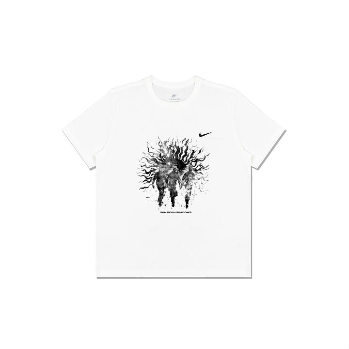 Nike Nike T Shirts Men's White Crew Neck Straight Fit