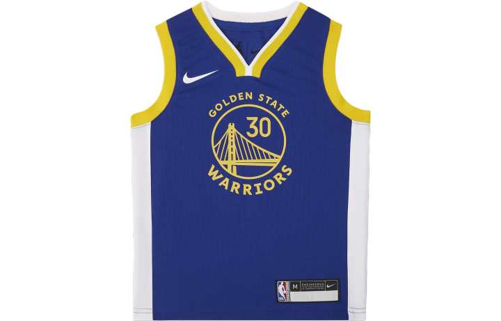 Nike Nike Tank Top Stephen Curry Icon Edition 2023/24 Season, Golden State Warriors Rush Blue Kids'