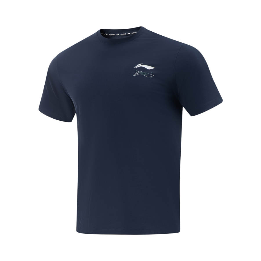 Li-Ning Li Ning Fitness Series T Shirt Men's Midnight Voyage Blue