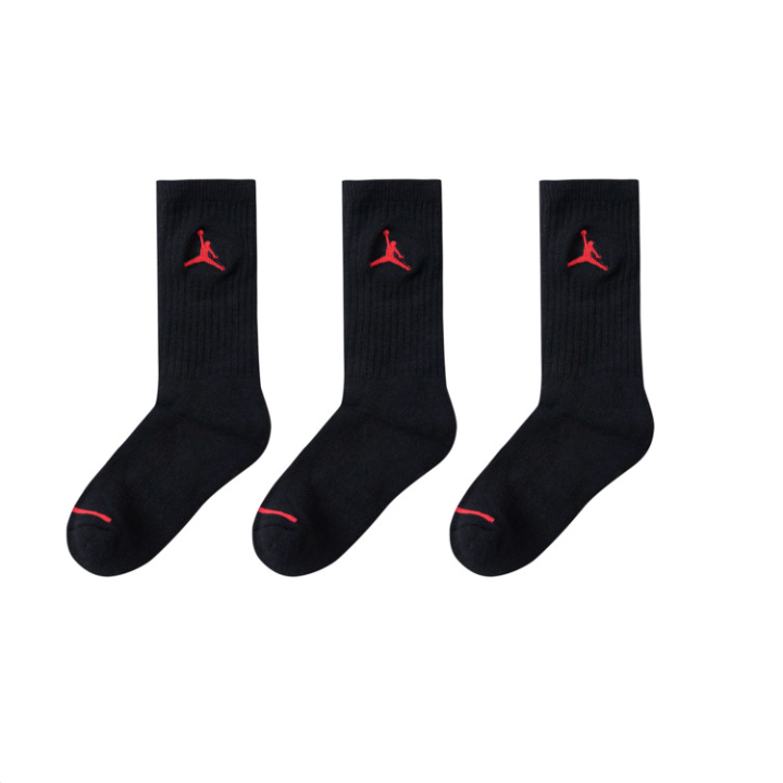 Jordan Jordan Socks 3 Pack Jet Black Children Aged 3 7 Years Old