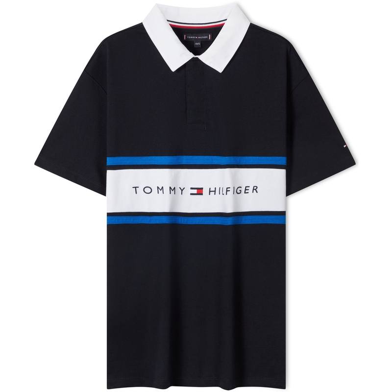 Tommy Hilfiger Polo Shirt Navy Blue & White Multicolor 002 Children Aged 3 7 Years Old