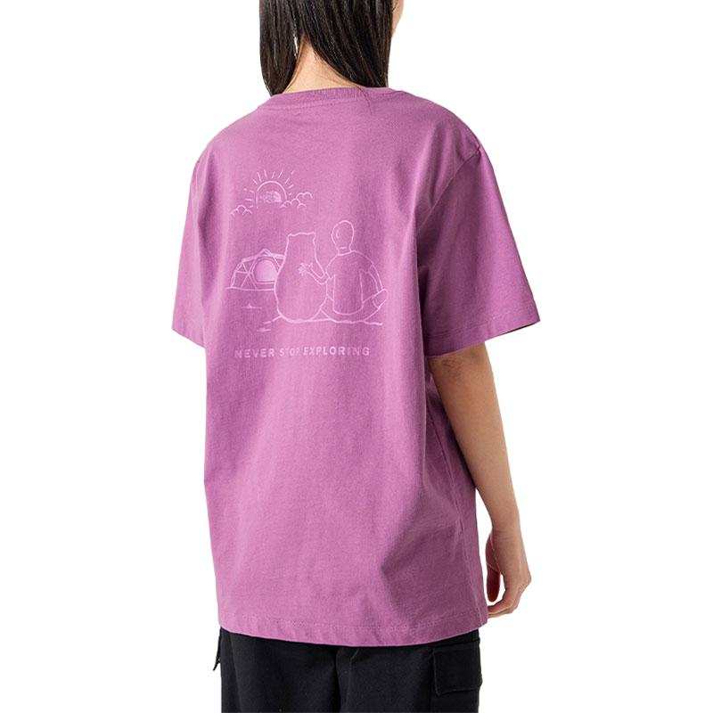 THE NORTH FACE T Shirt Unisex Purple