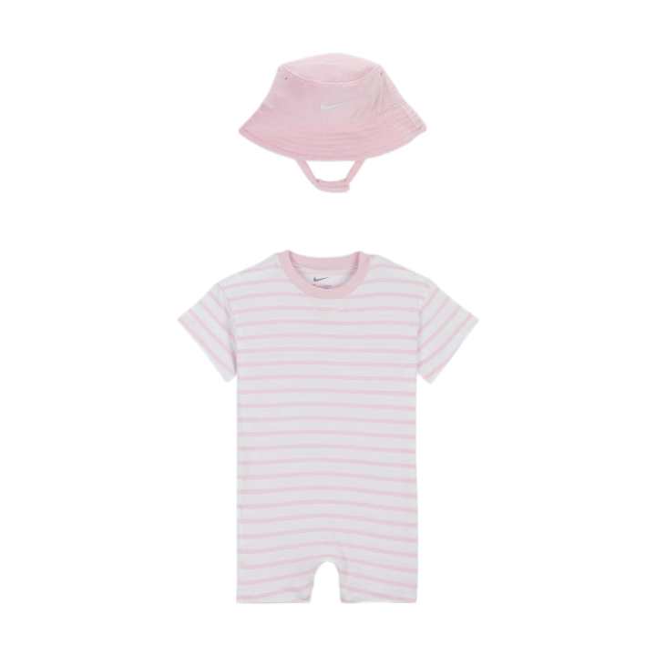 Nike Nike Jumpsuit Swoosh SS25 2 Piece Set Pink Infant And Toddler