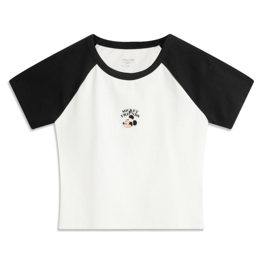 Li-Ning Li Ning x DISHINIMIQI,LIANMINGKUAN Sports Life Collection T Shirt Women's Ivory
