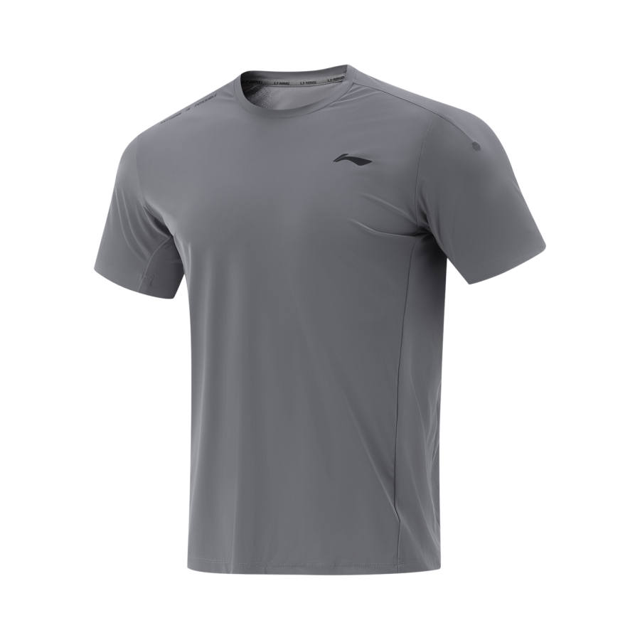 Li-Ning Li Ning Training Series T Shirt Men's Elegant Gray