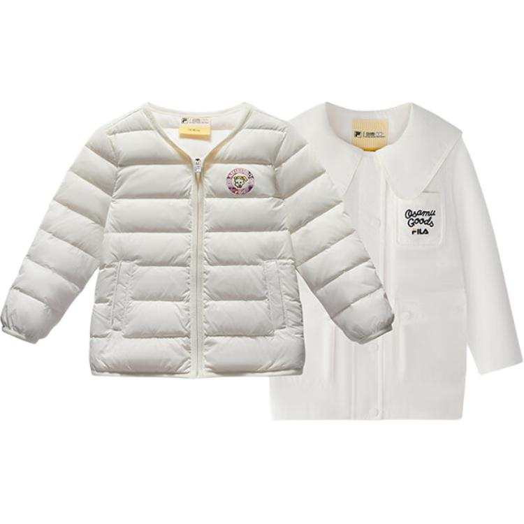 FILA KIDS x YUANTIANZHI,LIANMINGKUAN Casual Sportswear Cloud White Children Aged 3 7 Years Old