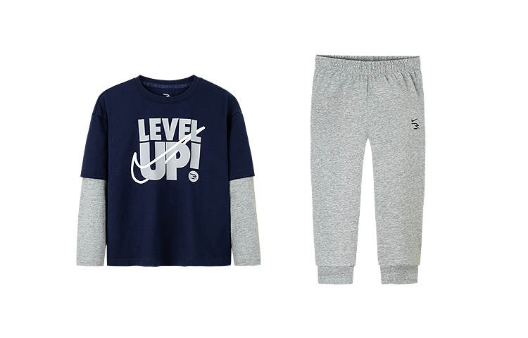 Nike Nike Casual Sportswear 3Brand Rock Ridge Gray Teenagers