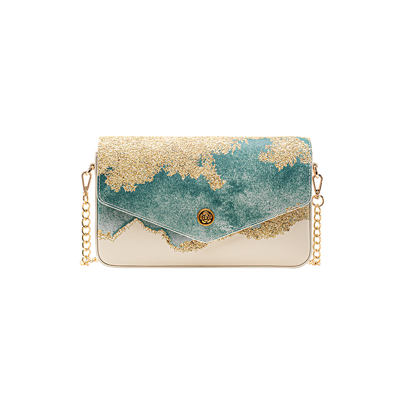 VANESSA HOGAN Cow Leather Shoulder Bag, Crossbody Bag Small Women's White
