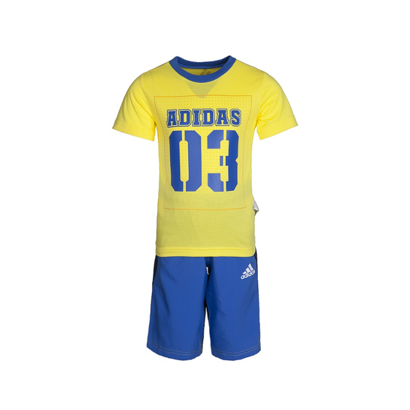 Adidas Adidas Casual Sportswear Yellow Children Aged 3 7 Years Old