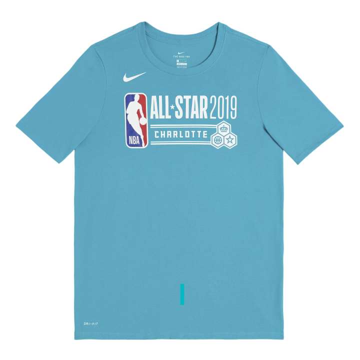 Nike Nike x NBA All Star Dri Fit T Shirt Sky Blue Teenagers