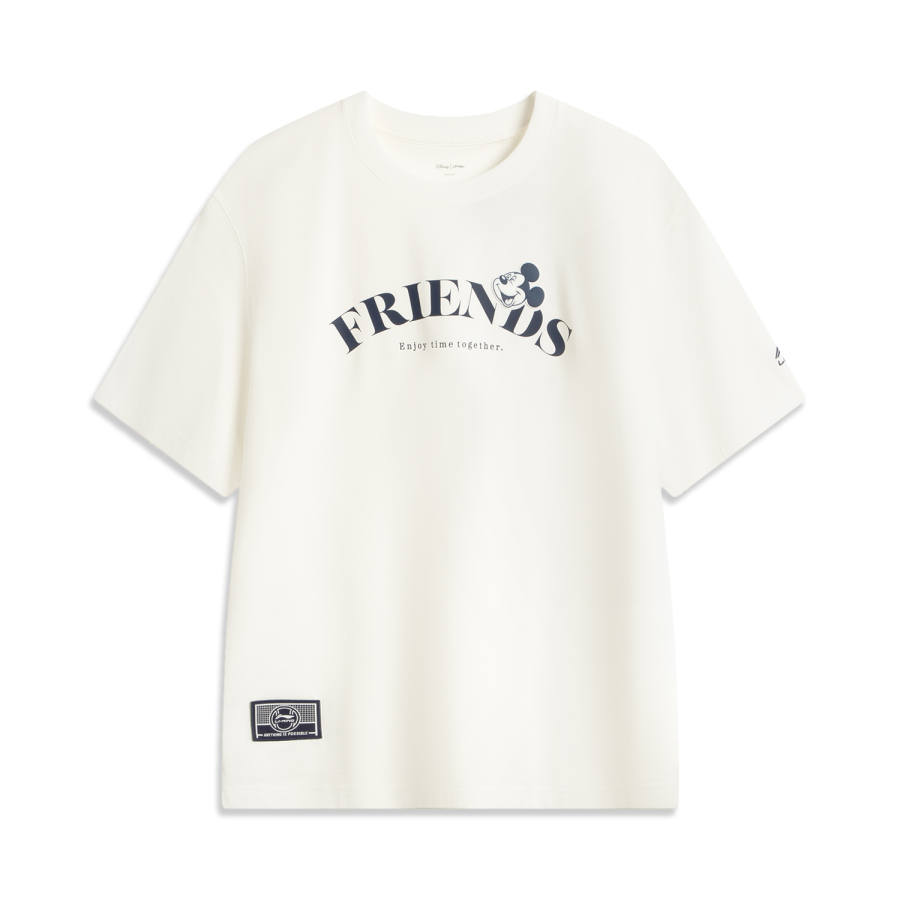 Li-Ning Li Ning x DISHINIMIQI,LIANMINGKUAN Sports Life Collection T Shirt Men's Ivory